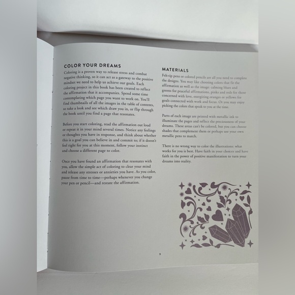 Color Empower Manifest  A Coloring Book to Empower Your Dreams by Lona Eversden - Picture 3 of 12